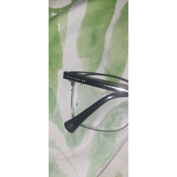 Coach HC5048 Olivia Black & Silver Eyeglass Frames - Picture 3 of 9